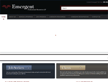 Tablet Screenshot of emergentinc.com